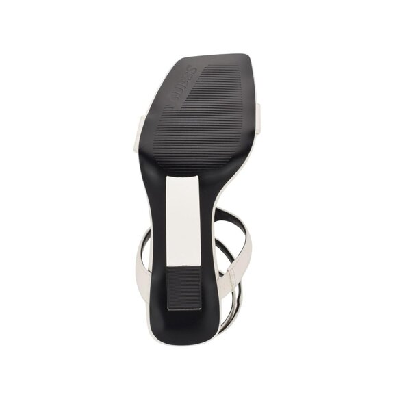 Guess Womens Bacio Wedge Dress Sandals GWBACIO3 White 8M - Picture 12 of 12